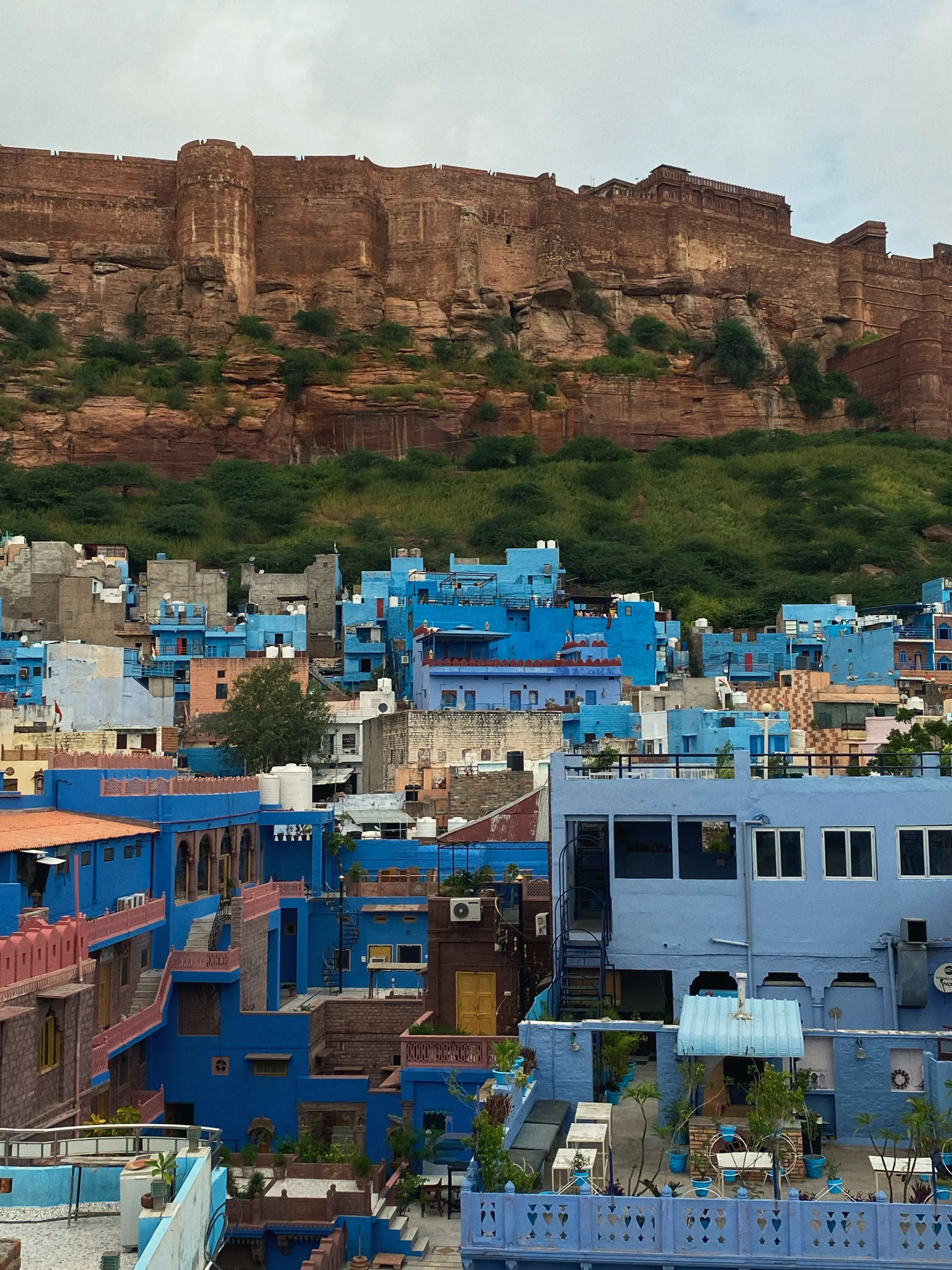 Mehrangarh Fort's view from The Hosteller.